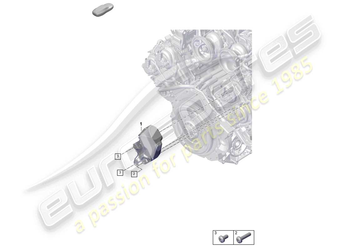porsche 2024 (panamera 976) fuel system cover part diagram