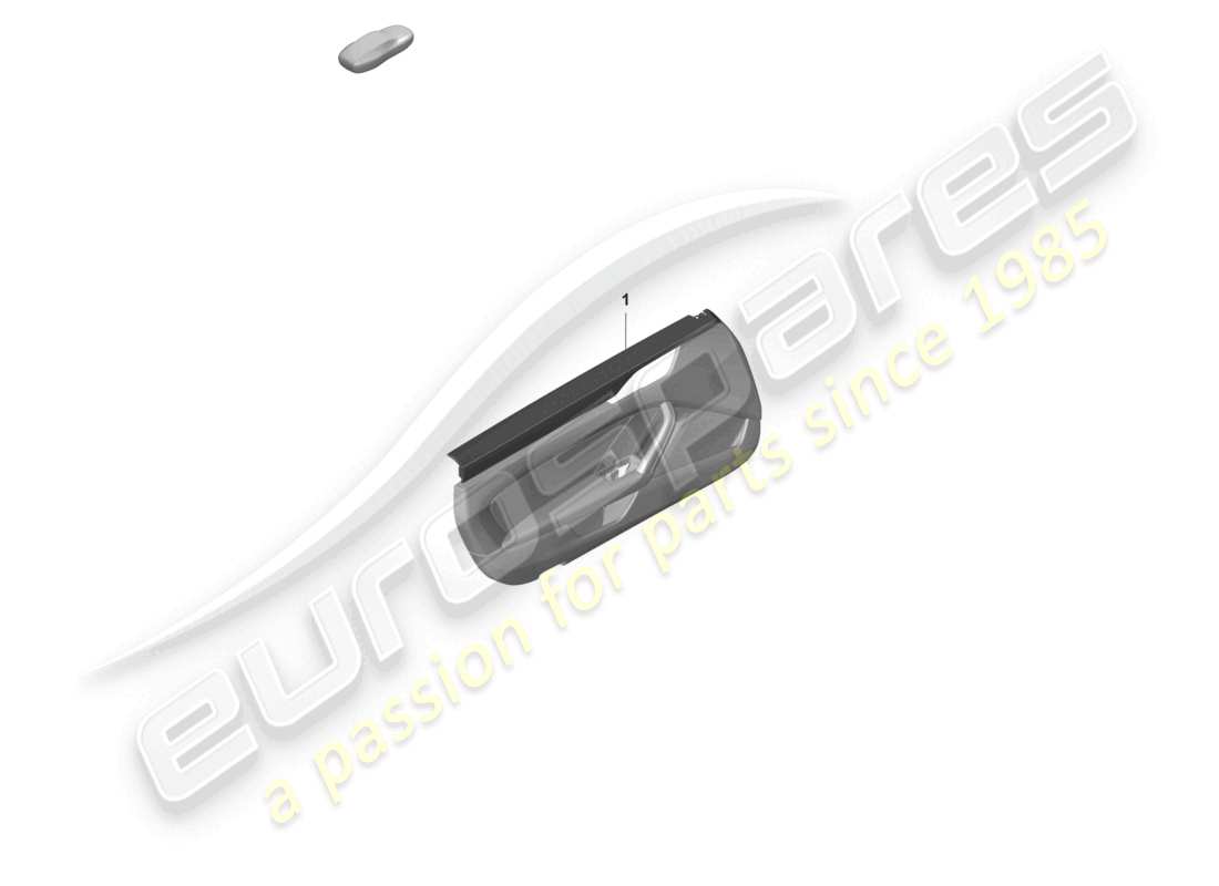 porsche 2026 (992-2 gt3/rs/st) door panel for vehicles with exclusive equipment door panel trim (leather) with coloured stitching touring package part diagram