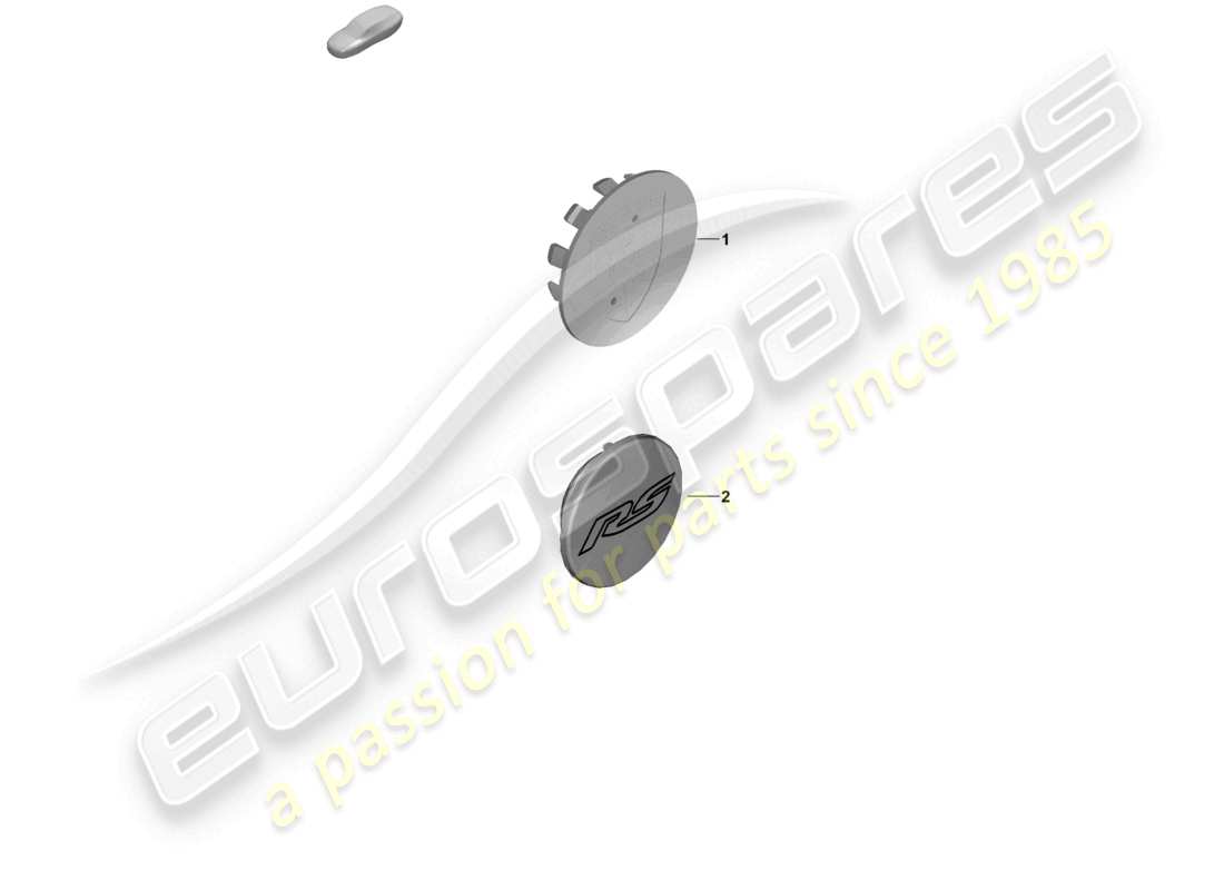 porsche 2023 (718 boxster spyder) hub cap part diagram