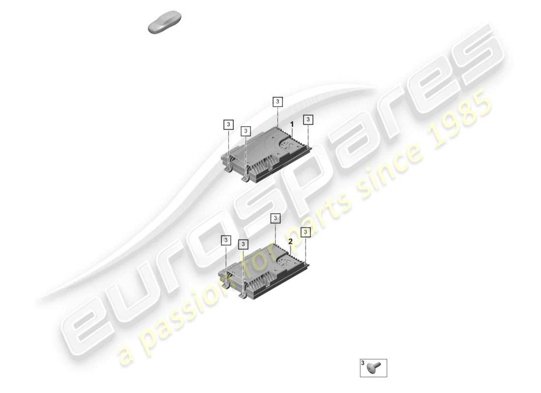 porsche 2021 (panamera 971-2) amplifiers part diagram