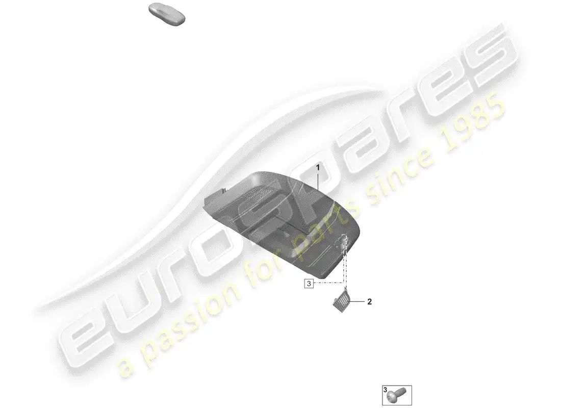 porsche 2020 (992-1) bracket parts diagram