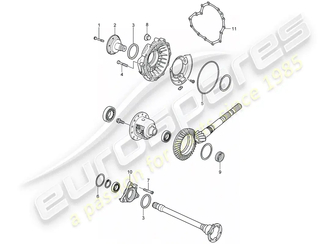 porsche 2006 (987 boxster) tiptronic parts diagram