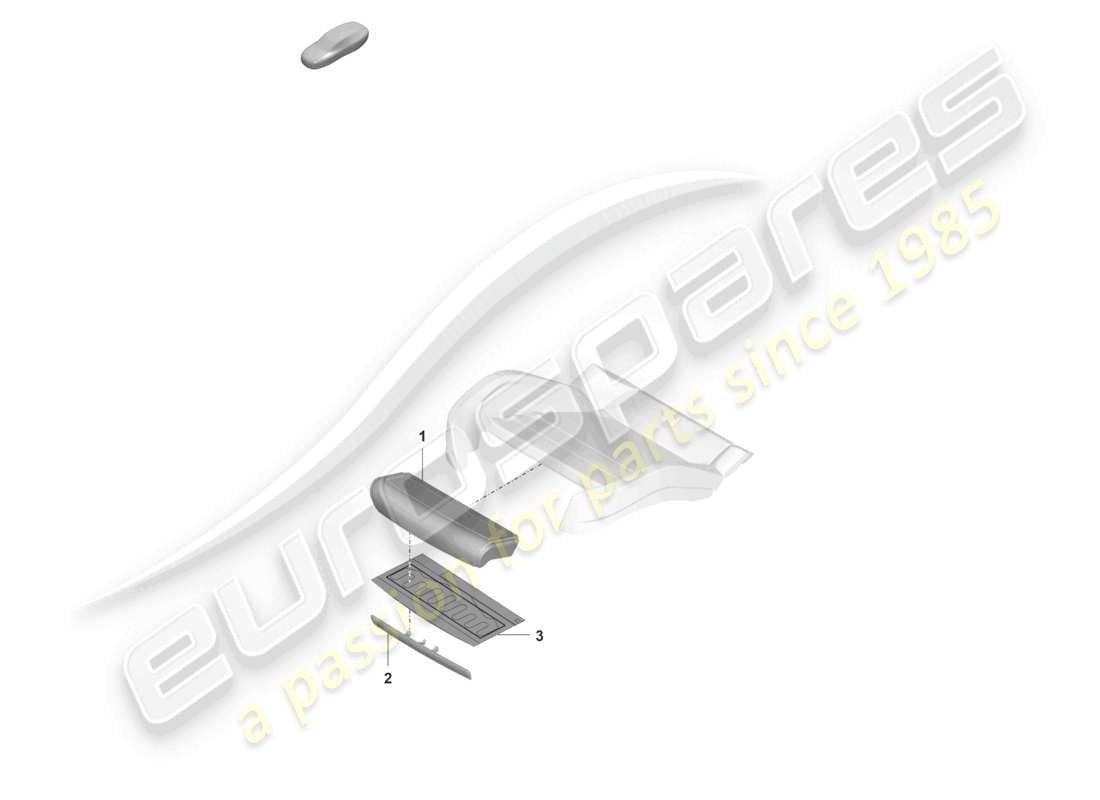 porsche 2023 (panamera 971-2) seat cushion trim accessories part diagram