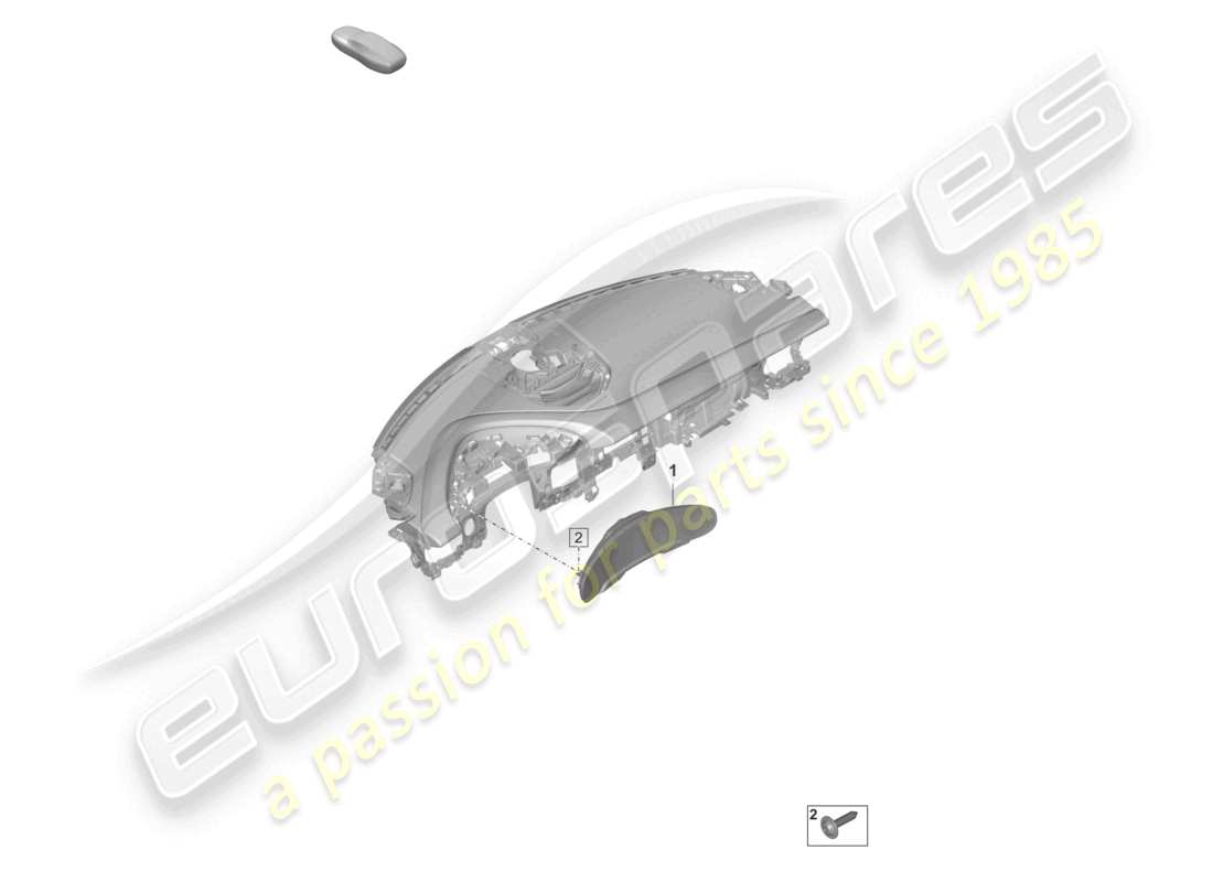porsche 2023 (taycan 9j1-1) combi-instrument d - mj 2022>>- mj 2022 part diagram