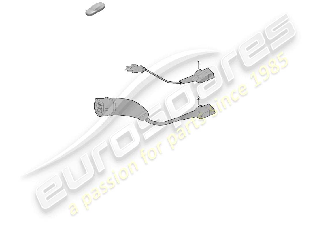porsche 2025 (panamera 976) charge cable for mains socket basic part diagram