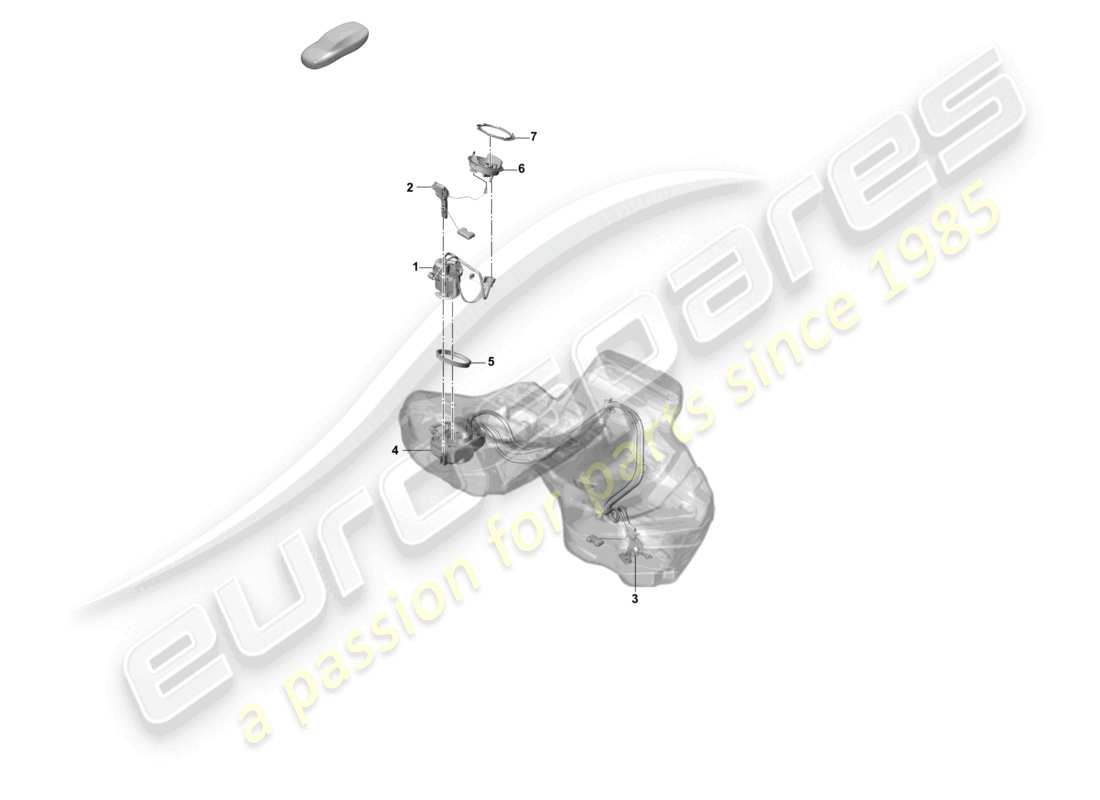 porsche 2026 (panamera 976) fuel pump suction jet pump part diagram