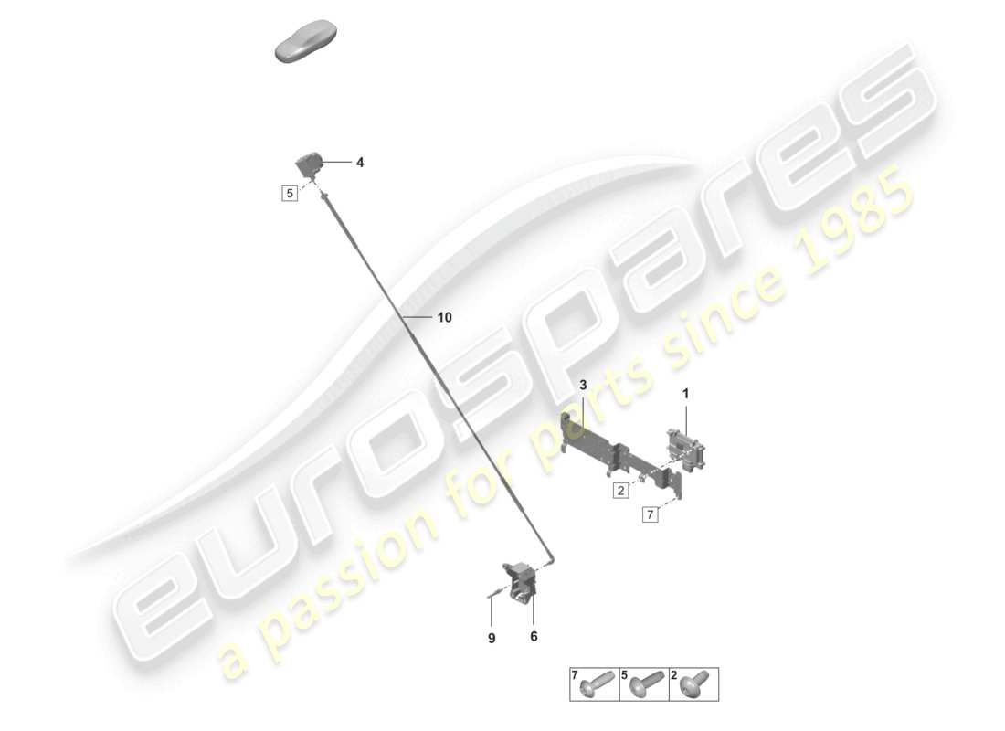 porsche 2021 (992-1 turbo / s) individual parts for vehicles with night vision system part diagram