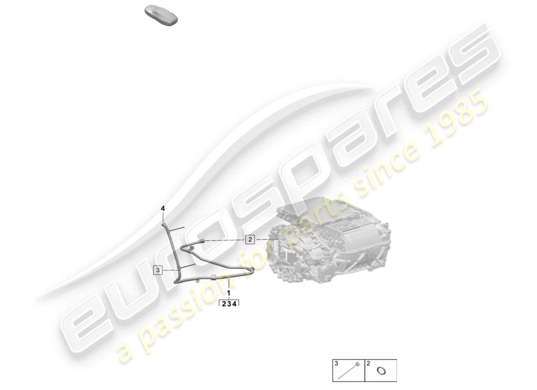 porsche 2025 (macan-e) breather line macan turbo gearbox macan 4s parts diagram