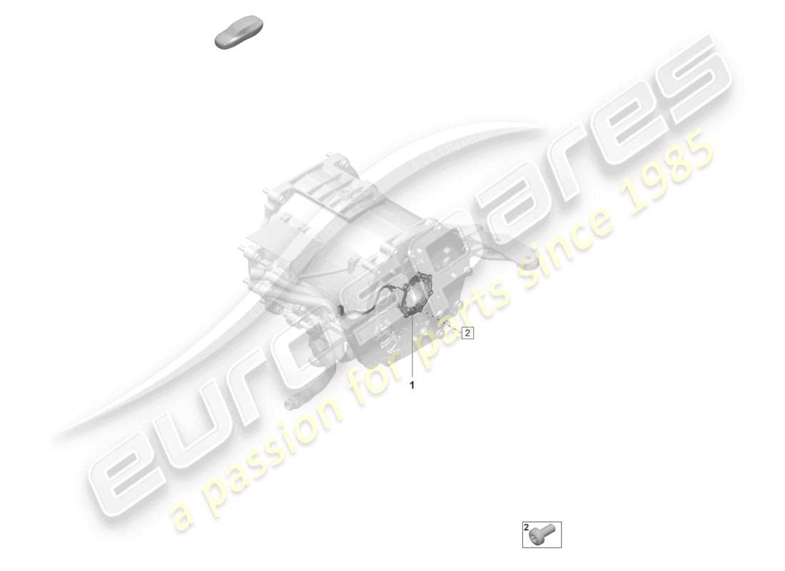 porsche 2023 (taycan 9j1-1) traction motor for elec. drive rear axle sensors part diagram