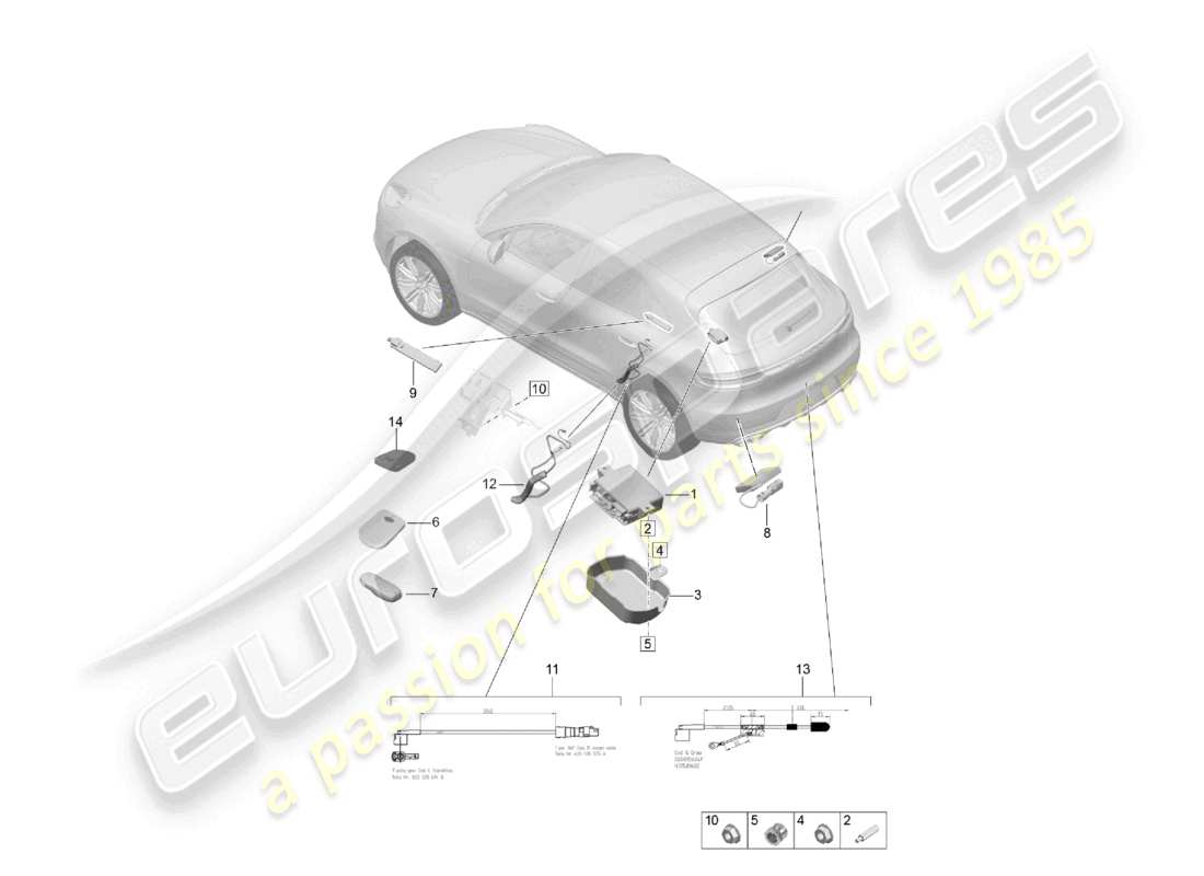 porsche 2021 (macan) individual parts vts vehicle tracking driver card parts diagram