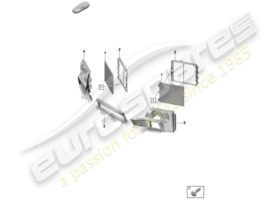 VIEW PARTS DIAGRAMS FROM THE PORSCHE CAYMAN PARTS CATALOGUE a part diagram from the porsche cayman parts catalogue