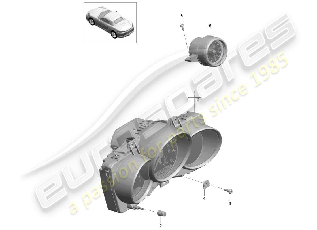 VIEW PARTS DIAGRAMS FROM THE PORSCHE BOXSTER PARTS CATALOGUE a part diagram from the porsche boxster parts catalogue