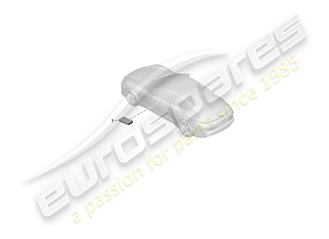 a part diagram from the porsche taycan parts catalogue