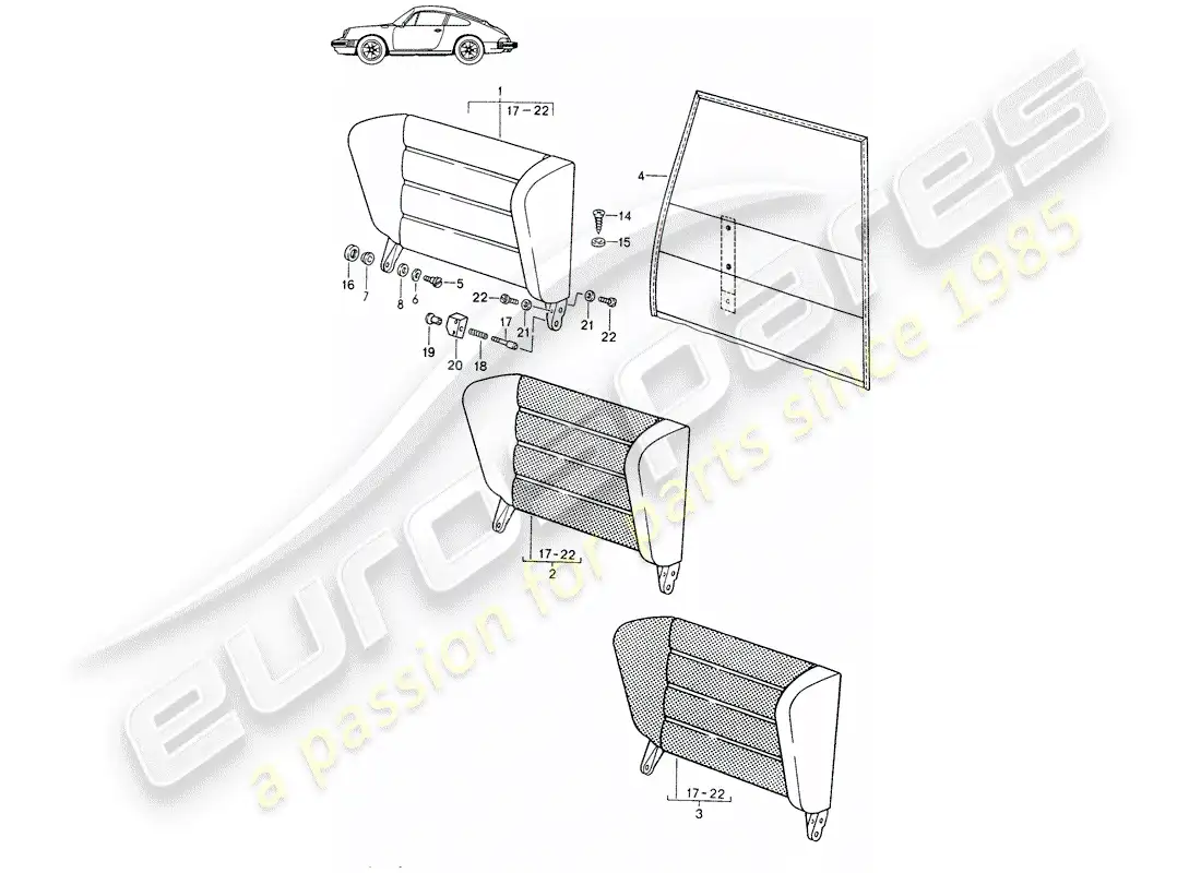 part diagram containing part number 91152222902