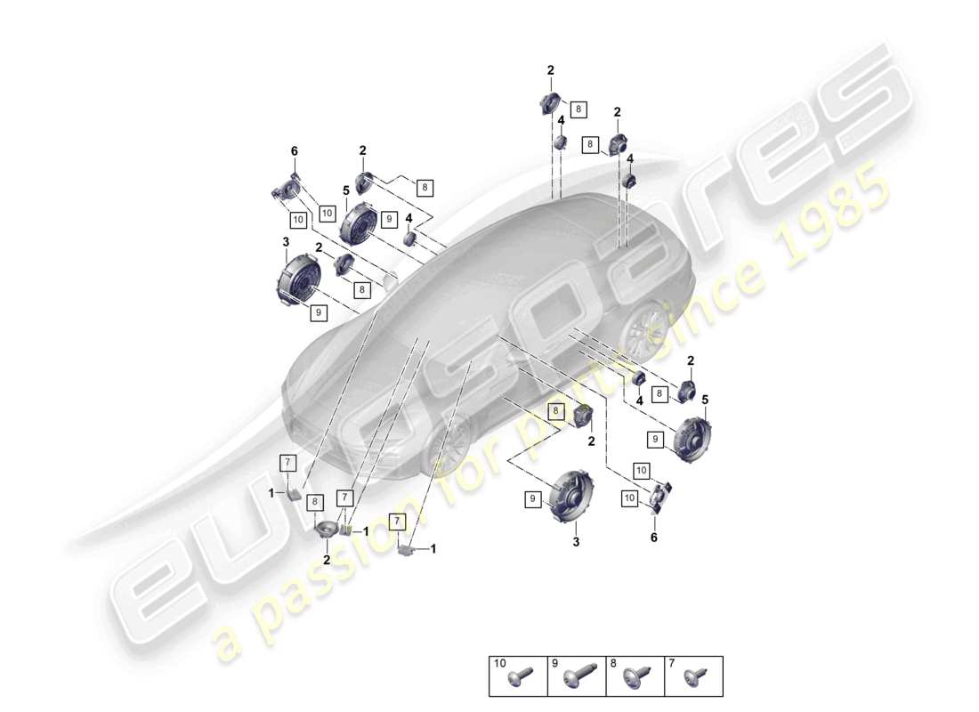 part diagram containing part number 971035361a