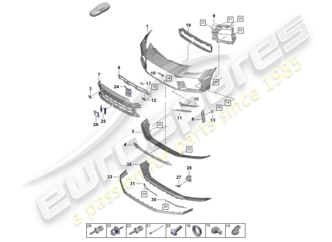 part diagram containing part number paf038549a