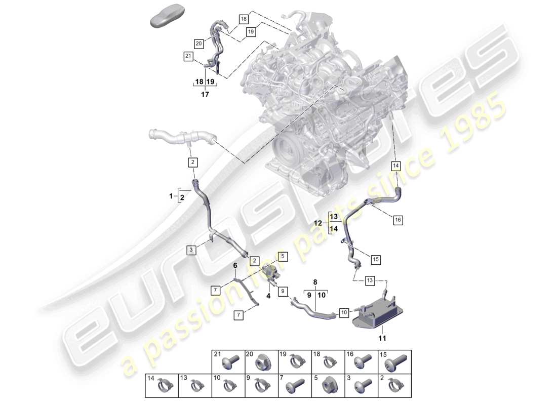 part diagram containing part number n 90929202