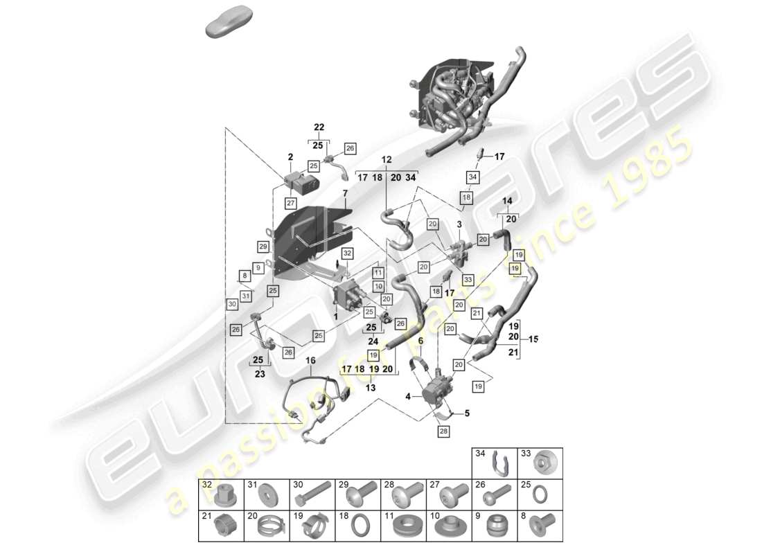 part diagram containing part number n 0102217