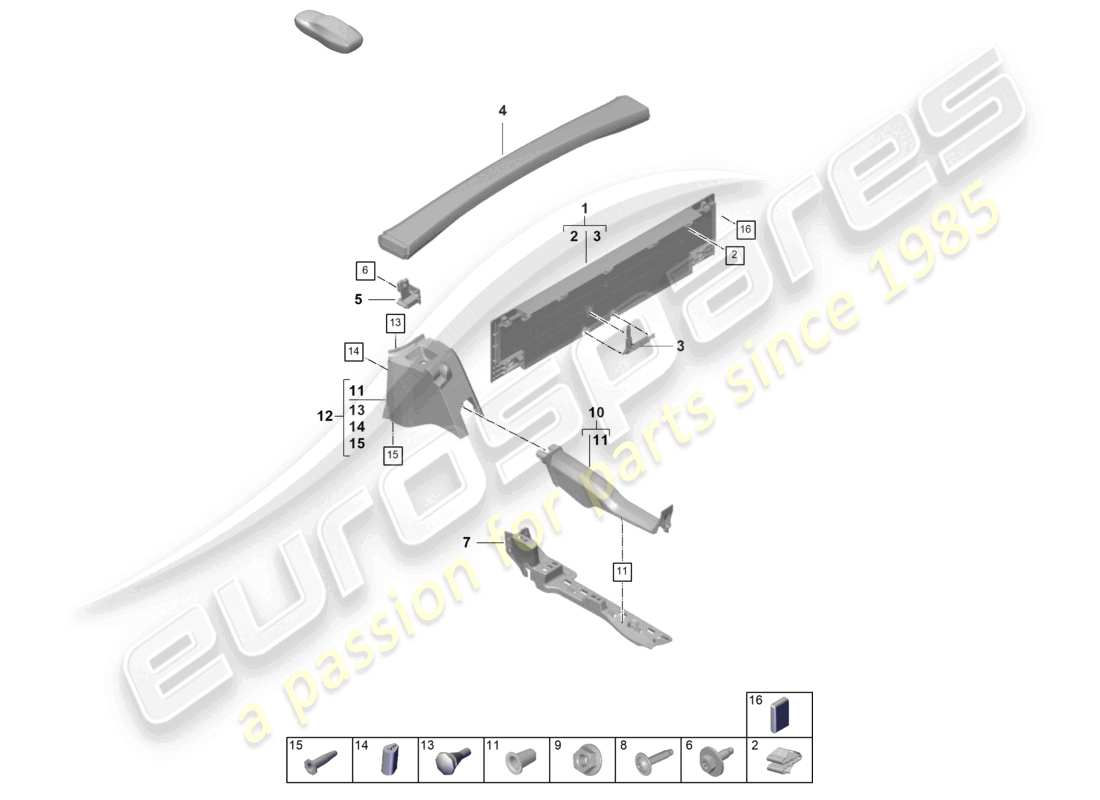 part diagram containing part number 992864049