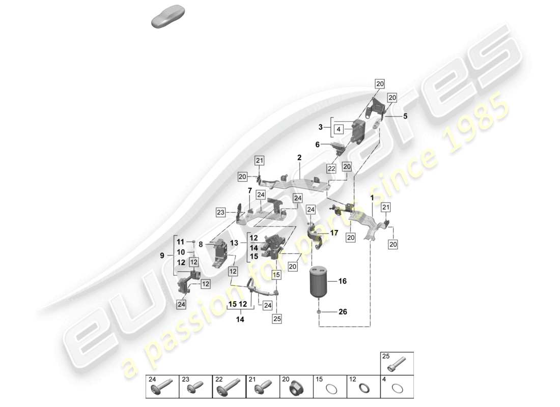 part diagram containing part number paf010213