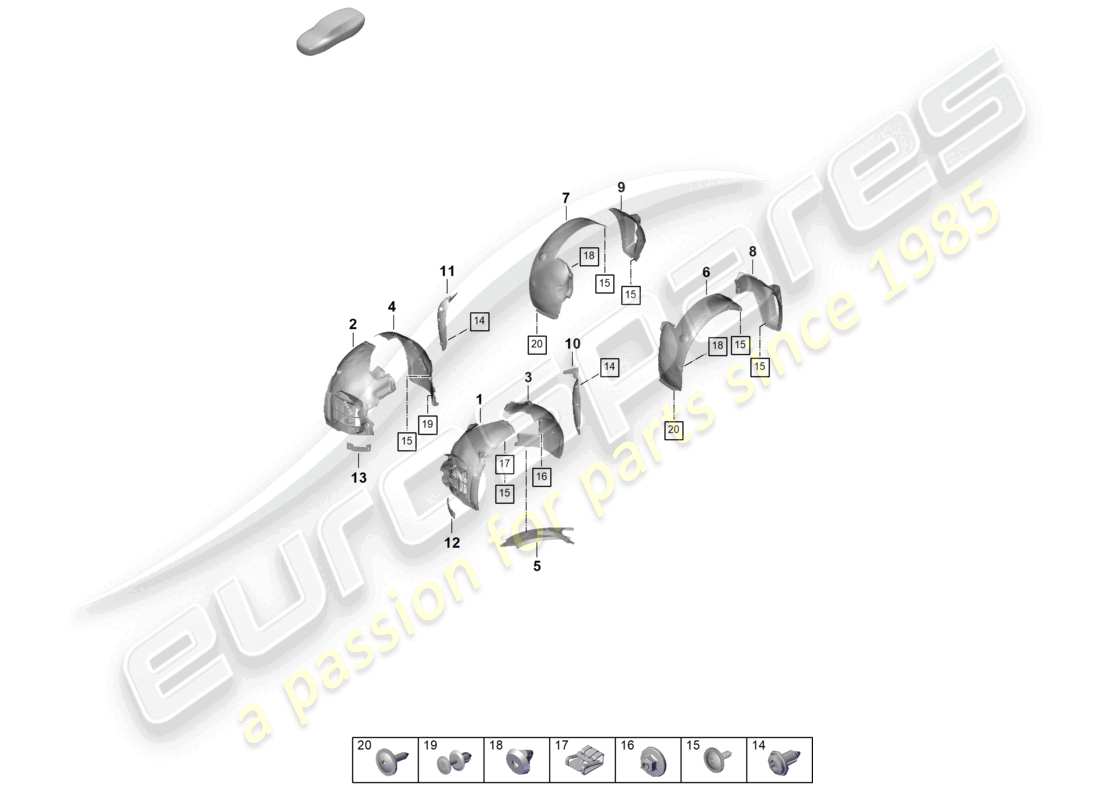 part diagram containing part number 95561862500