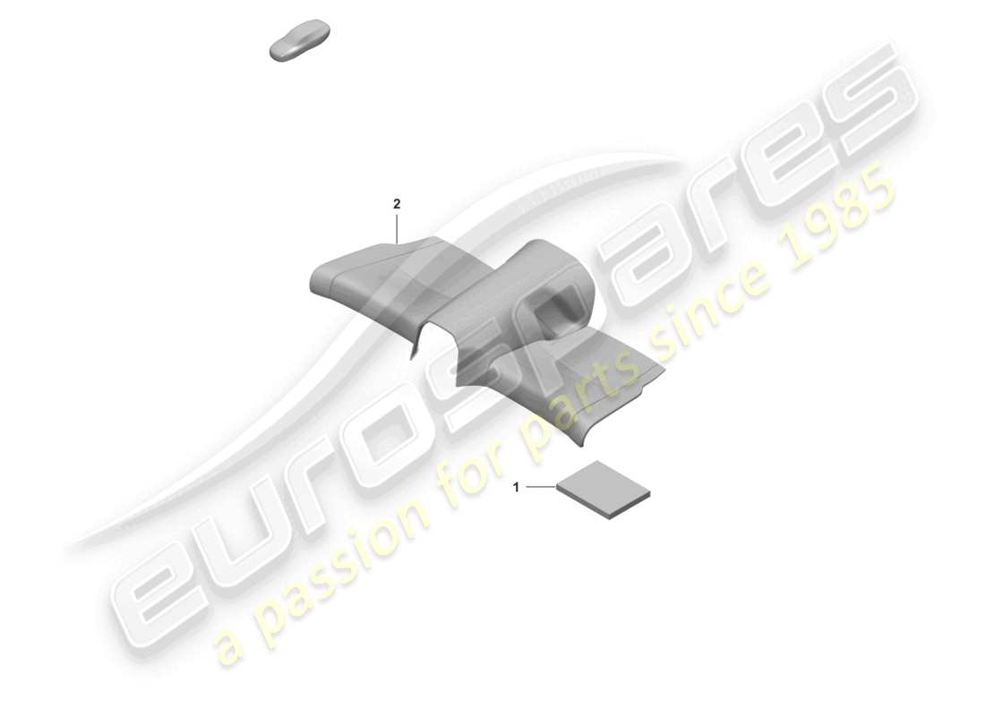 a part diagram from the porsche 2020 (992-1 turbo / s) parts catalogue