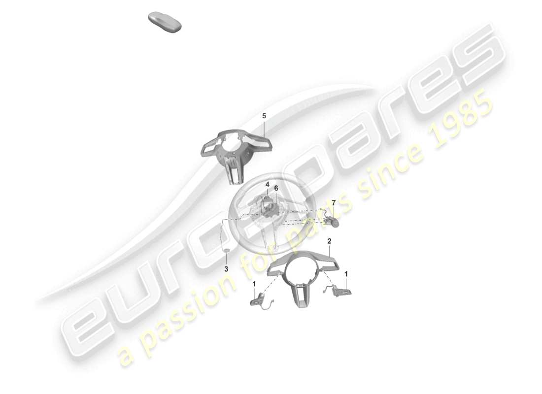 VIEW PARTS DIAGRAMS FROM THE PORSCHE 992 PARTS CATALOGUE a part diagram from the porsche 992 parts catalogue