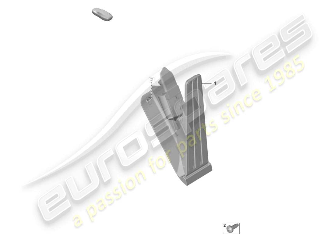 porsche 2022 (taycan 9j1-1) accelerator pedal part diagram