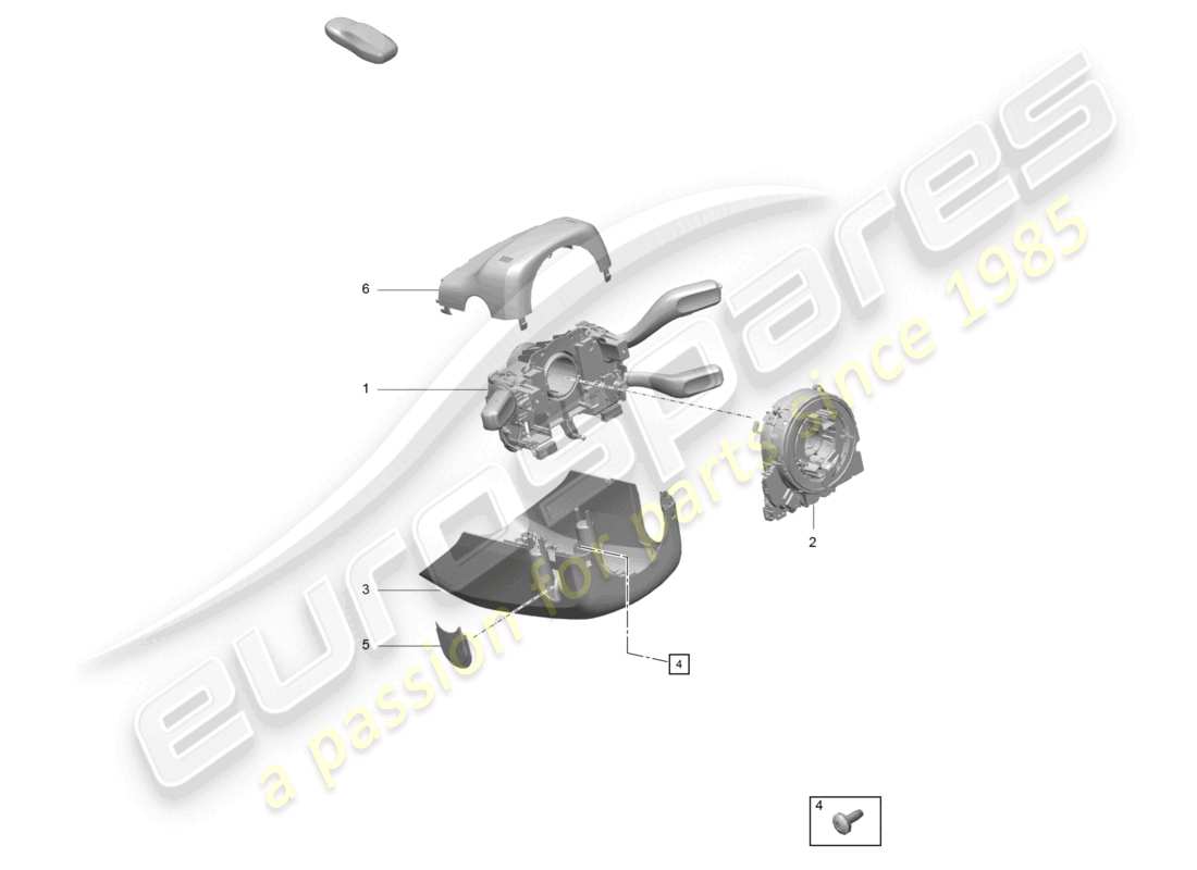 VIEW PARTS DIAGRAMS FROM THE PORSCHE CAYMAN PARTS CATALOGUE a part diagram from the porsche cayman parts catalogue