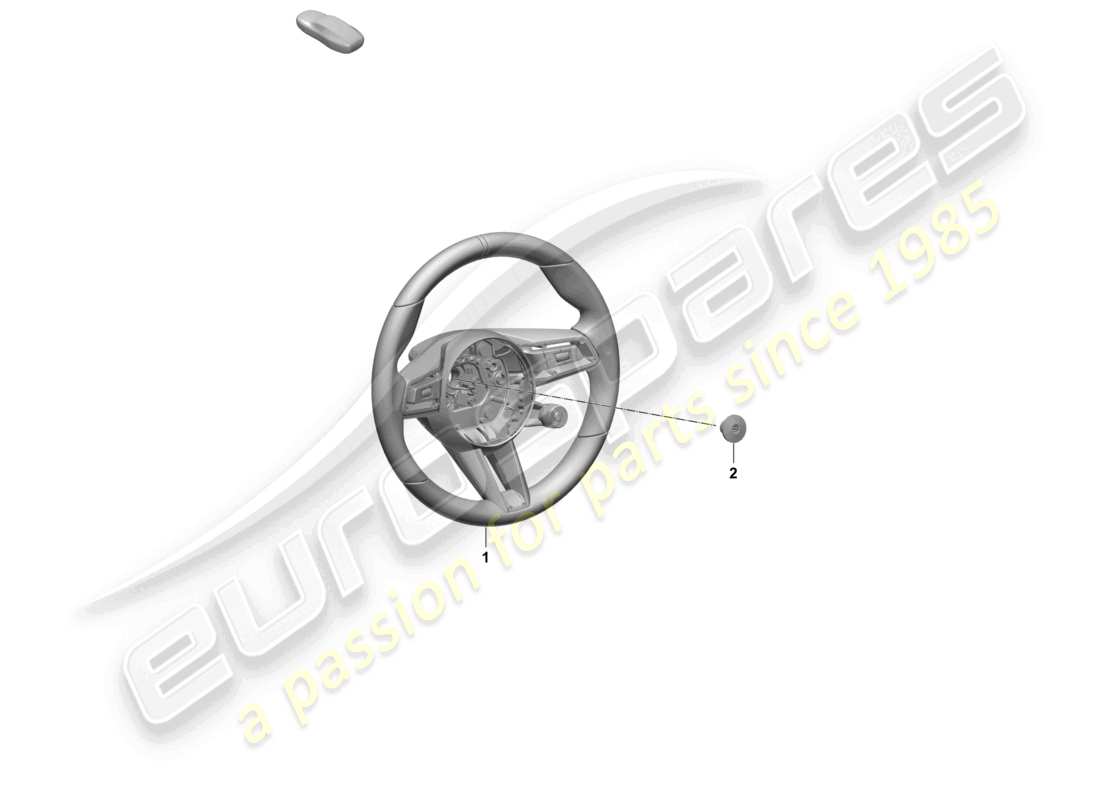 porsche 2026 (taycan 9j1-2) multi. sports steering wheel (race-tex) with heating part diagram