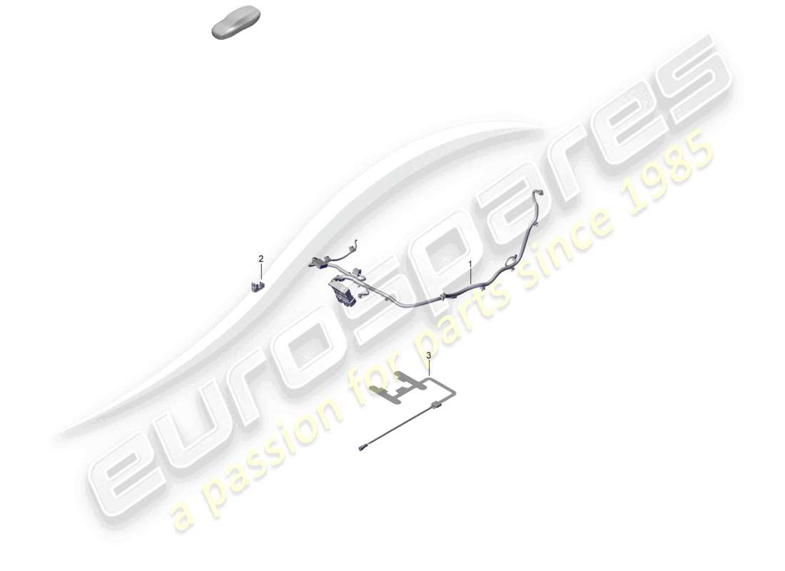 porsche 2025 (992-2 turbo / s) electrics bucket seat part diagram