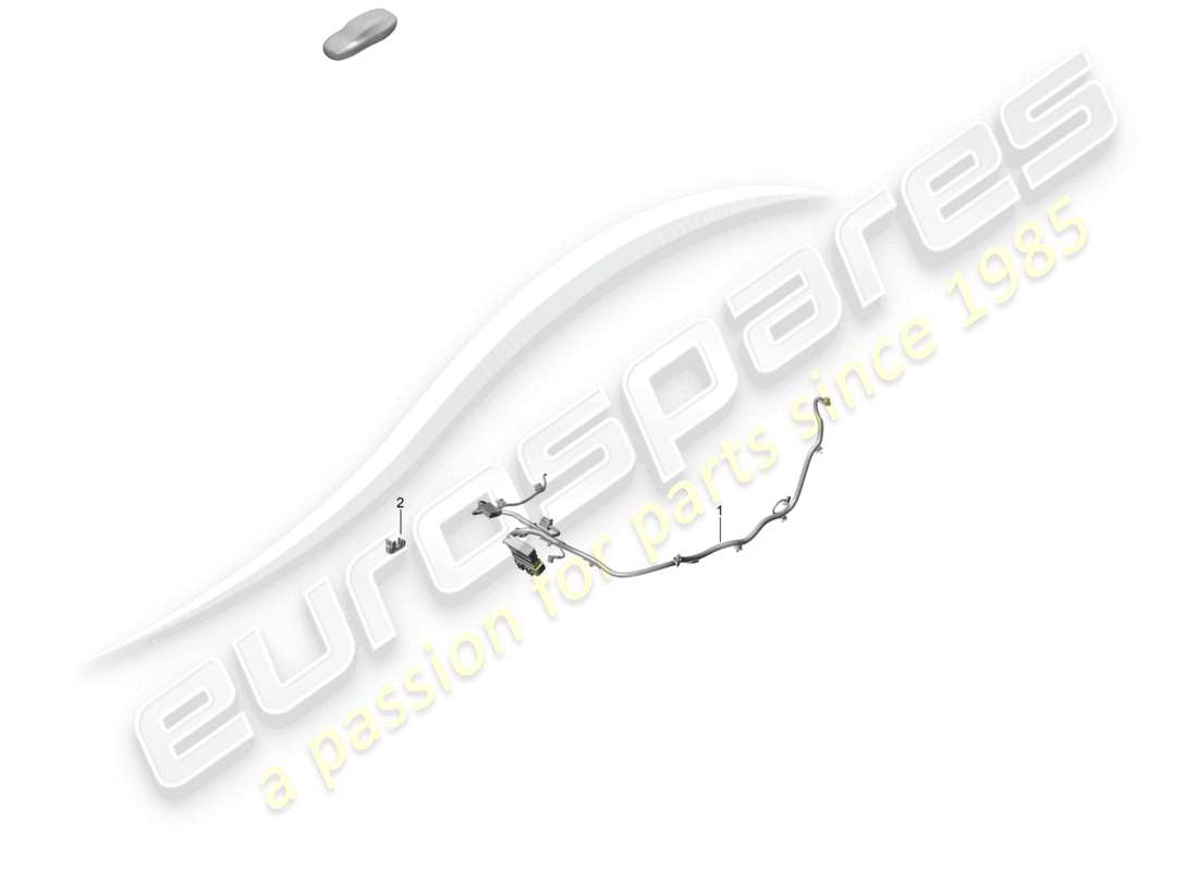 porsche 2022 (992-1 gt3/rs/st) electrics bucket seat part diagram
