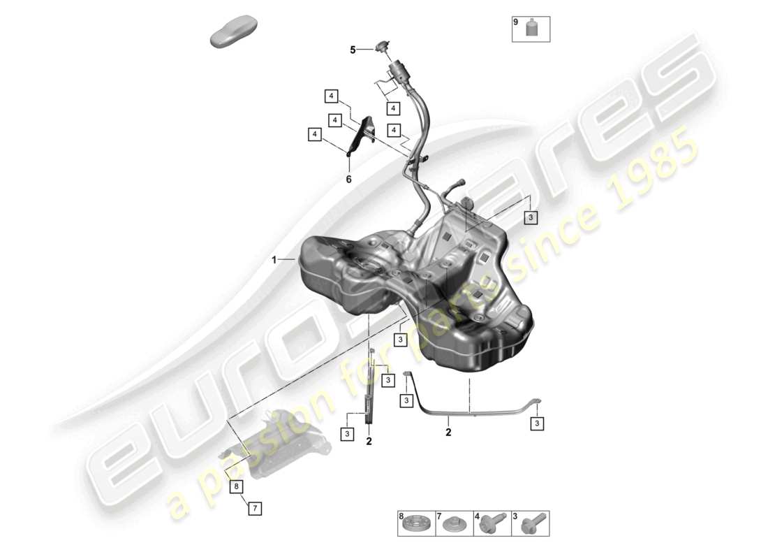 part diagram containing part number paf009493