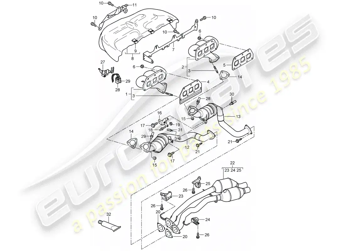 part diagram containing part number 955113034ax