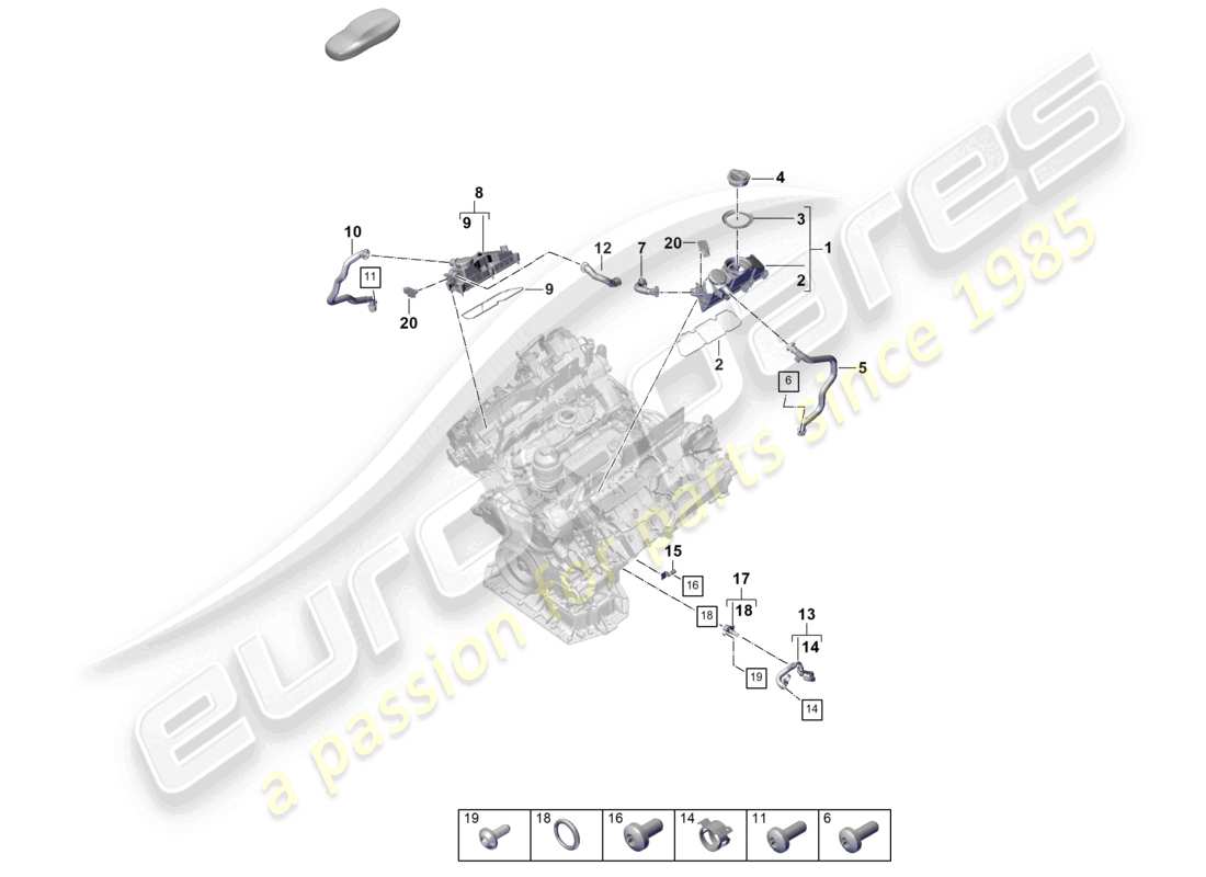 VIEW PARTS DIAGRAMS FROM THE PORSCHE PANAMERA PARTS CATALOGUE a part diagram from the porsche panamera parts catalogue
