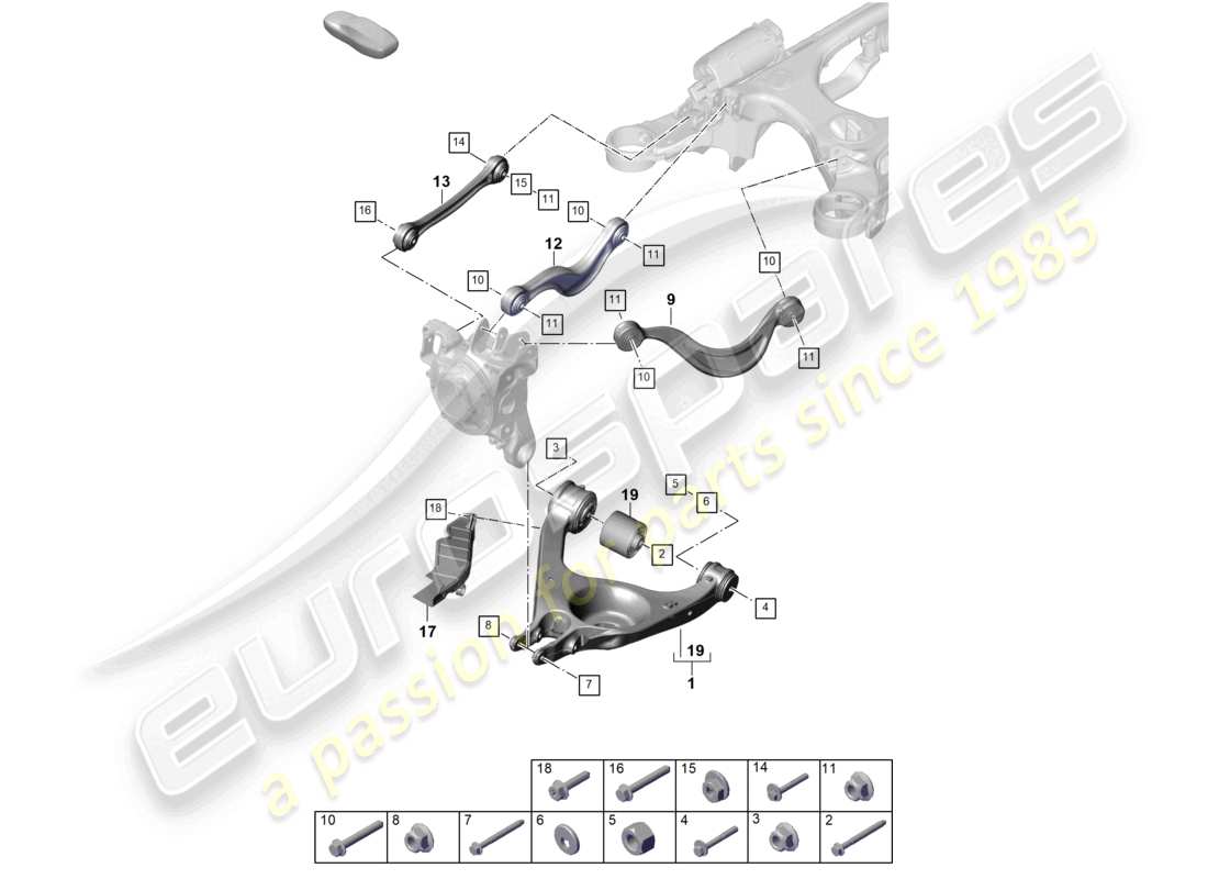 part diagram containing part number paf104029