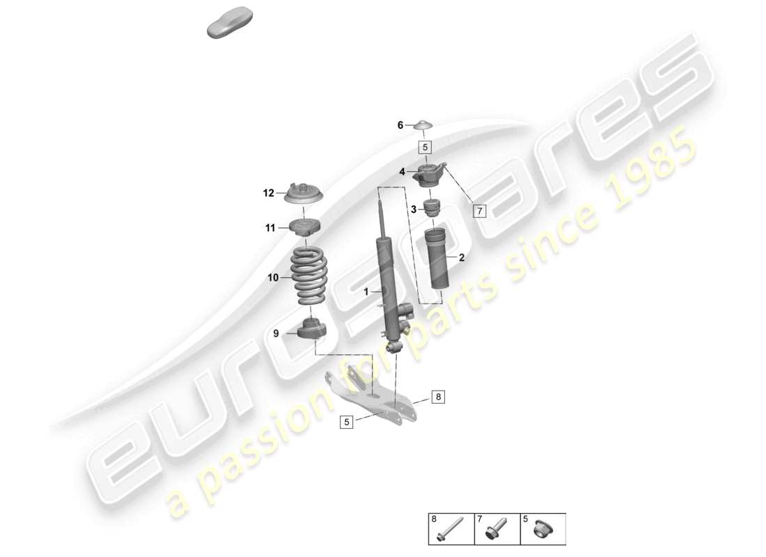 part diagram containing part number pac513027
