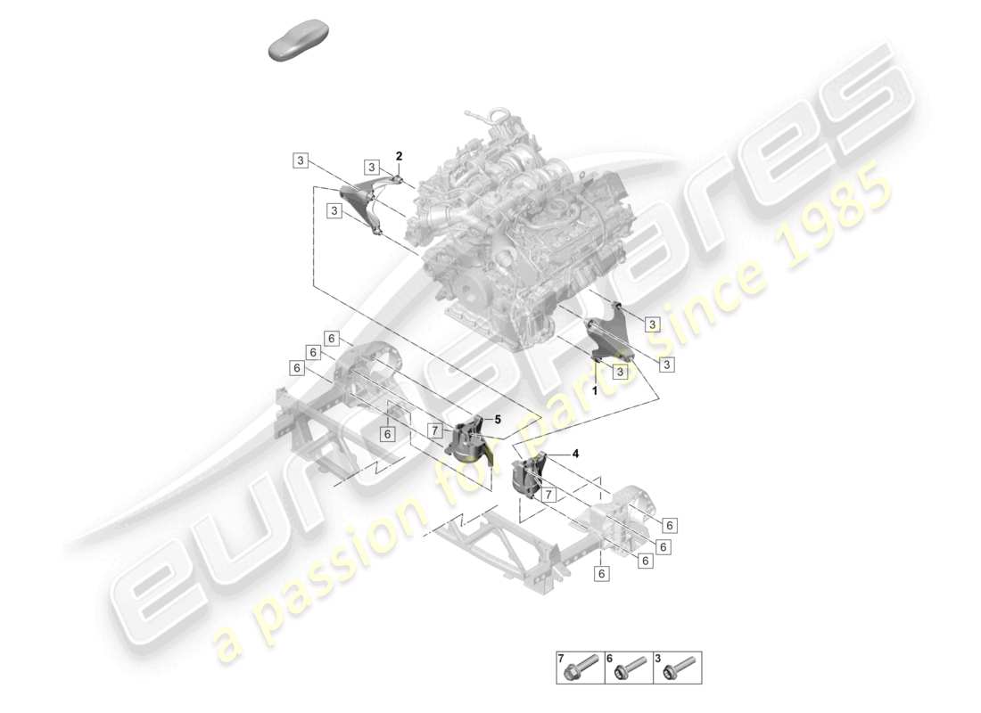 part diagram containing part number paf911489