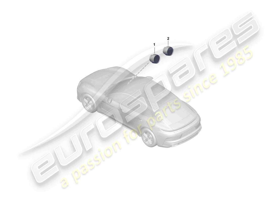 a part diagram from the porsche panamera parts catalogue