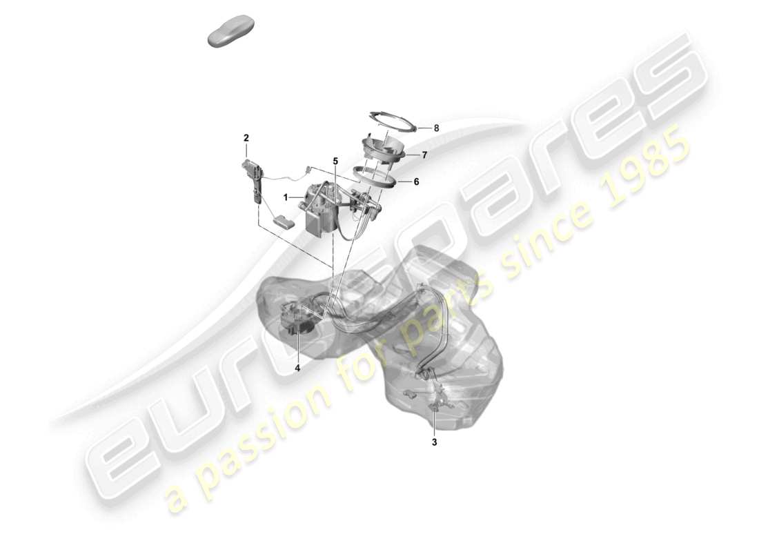 part diagram containing part number pae919088b