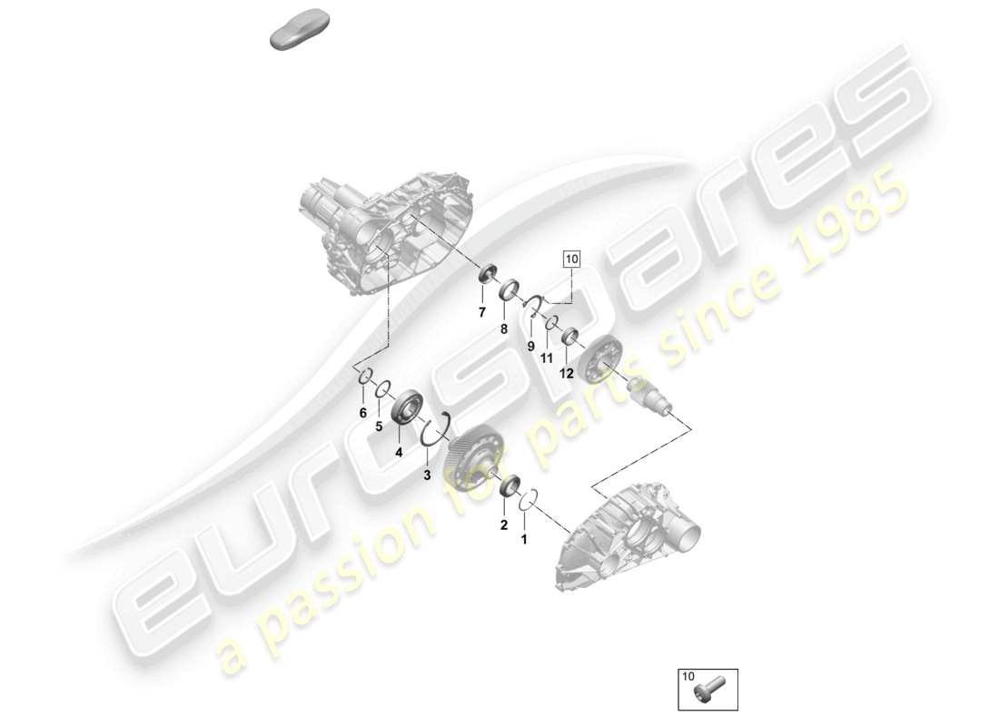 part diagram containing part number paf009679e
