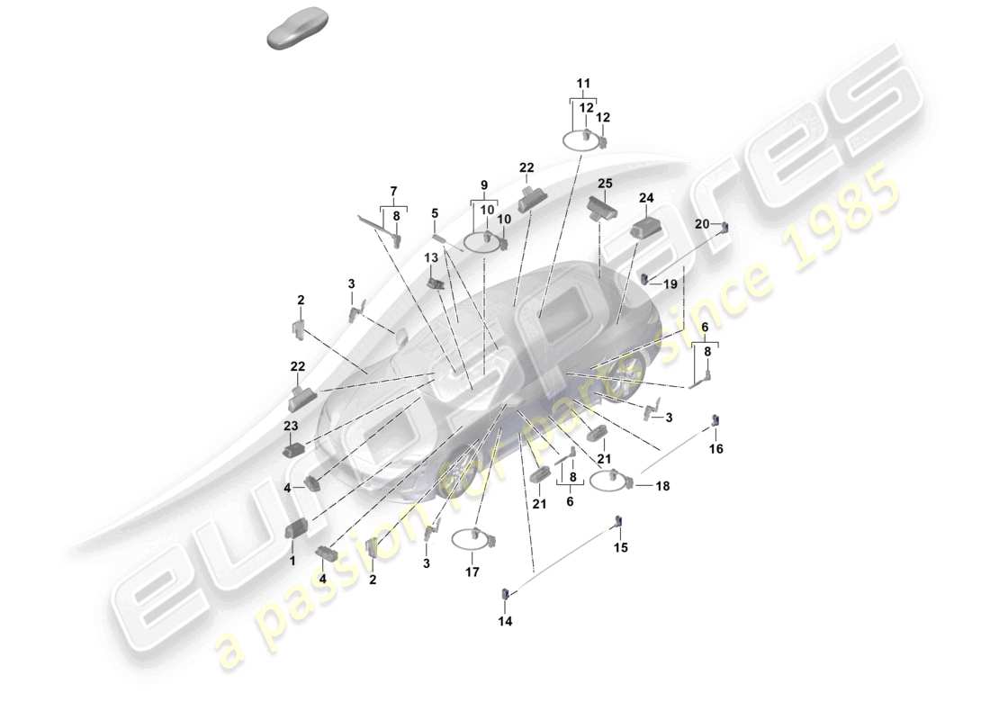 part diagram containing part number 9y0947577b