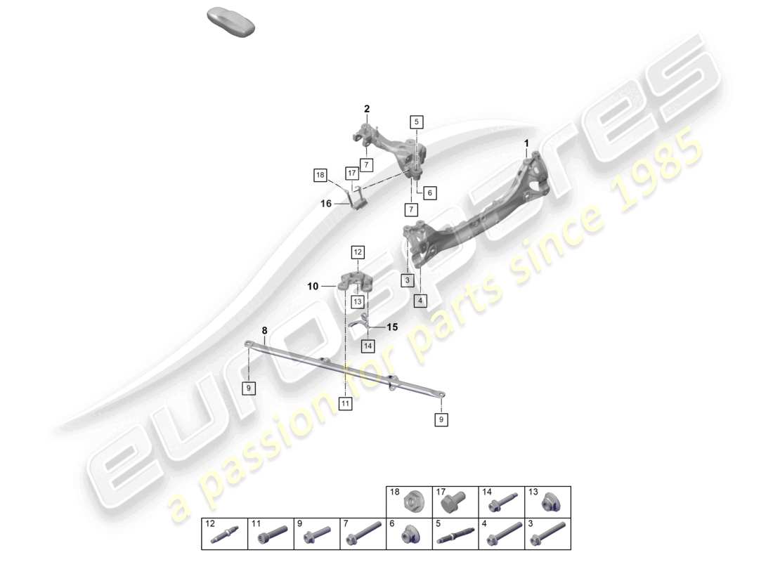 VIEW PARTS DIAGRAMS FROM THE PORSCHE 992 PARTS CATALOGUE a part diagram from the porsche 992 parts catalogue