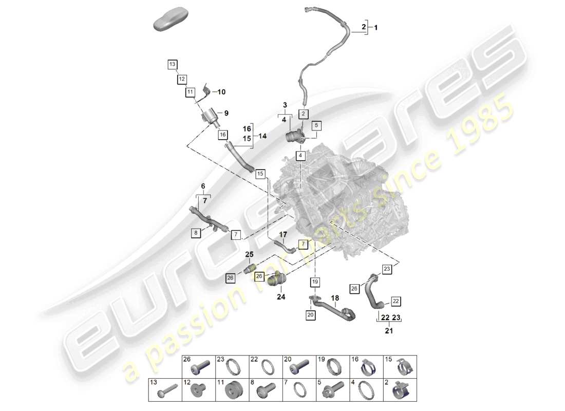 part diagram containing part number n 10700203