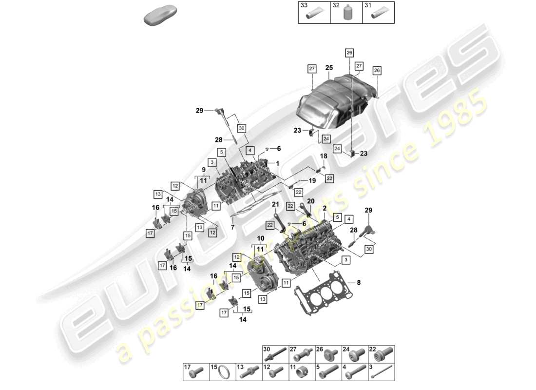 part diagram containing part number pac109259