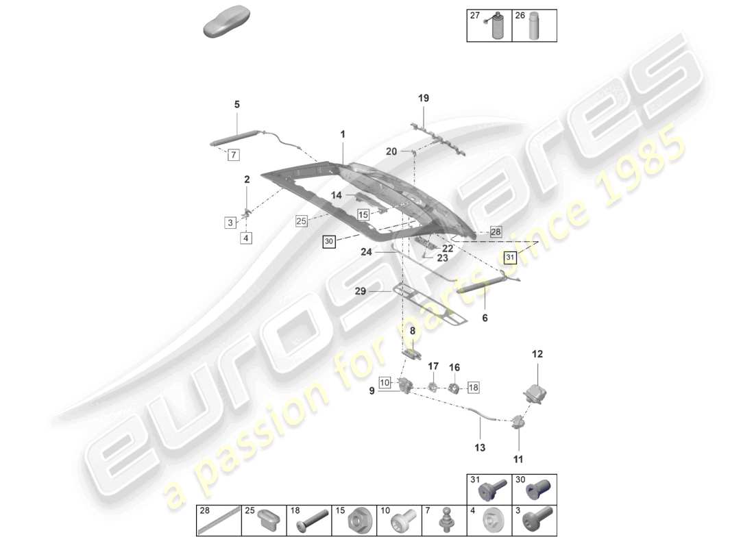 part diagram containing part number 99153723701
