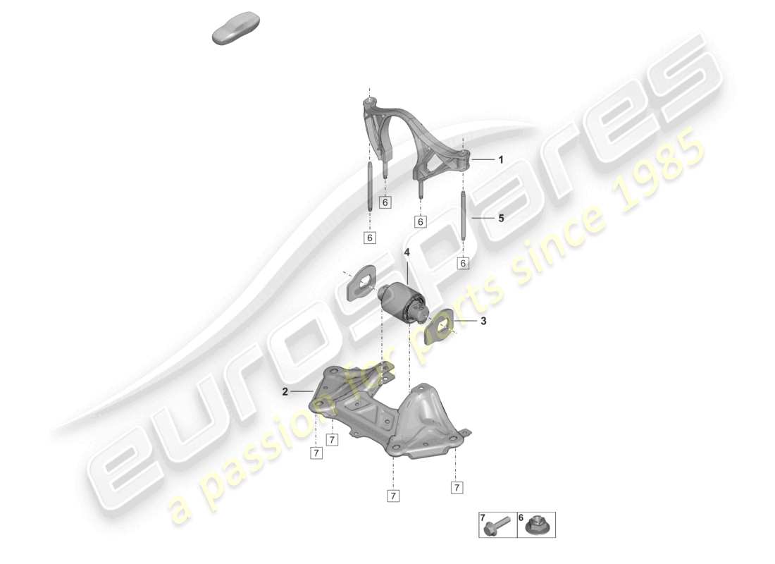 VIEW PARTS DIAGRAMS FROM THE PORSCHE 992 PARTS CATALOGUE a part diagram from the porsche 992 parts catalogue