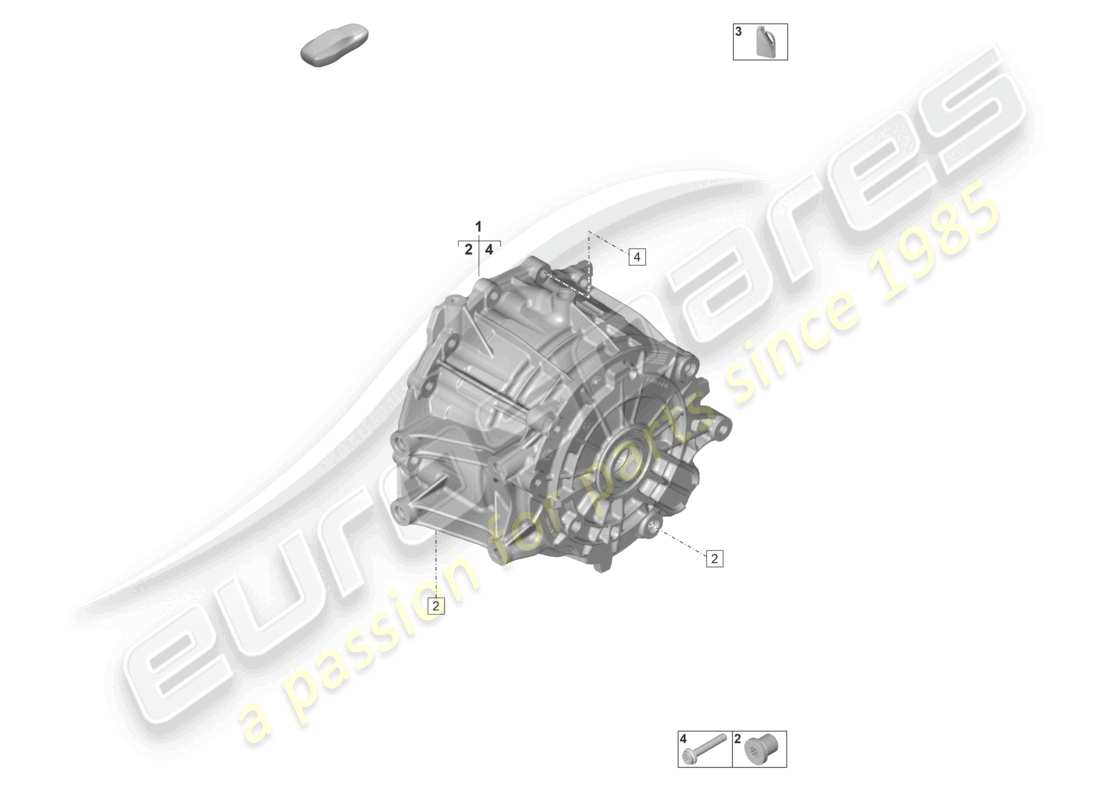 part diagram containing part number paf009009