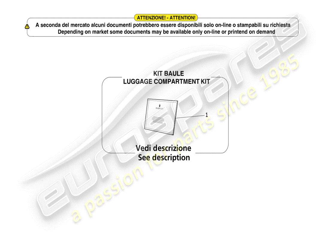 maserati mc20 (2024) on board documentation parts diagram