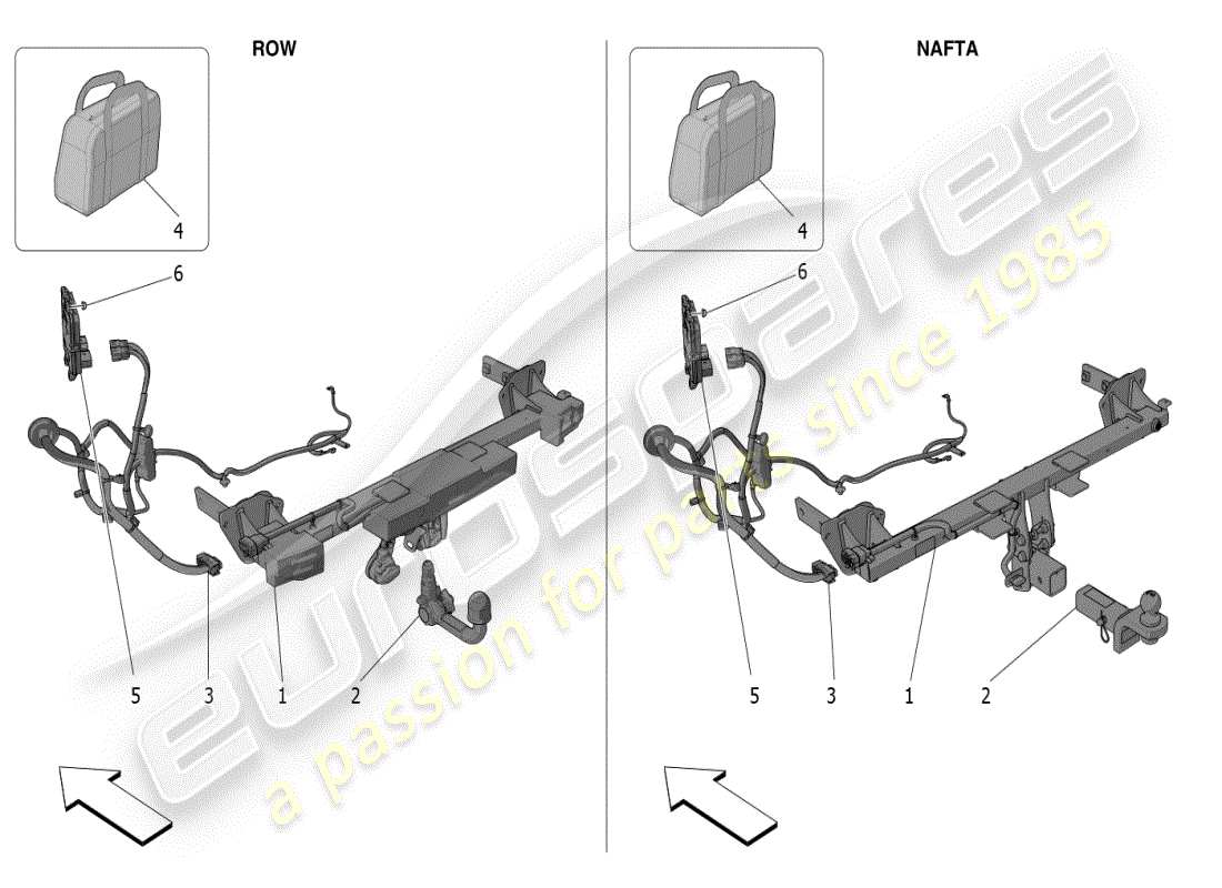 a part diagram from the Maserati Grecale Modena (2023) parts catalogue